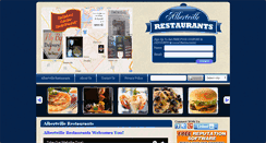 Desktop Screenshot of albertvillerestaurants.com
